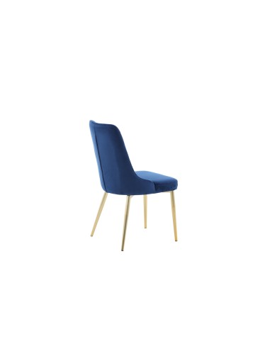 Matstol Velvet Deluxe, Blå/Guld