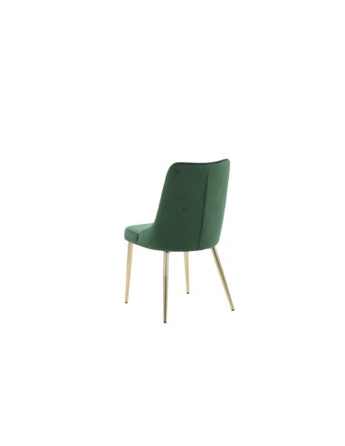 Matstol Velvet Deluxe, Grön/Guld