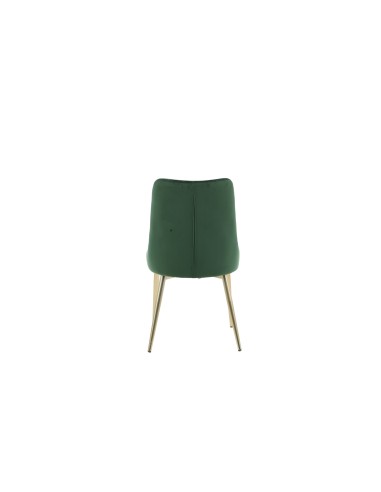 Matstol Velvet Deluxe, Grön/Guld