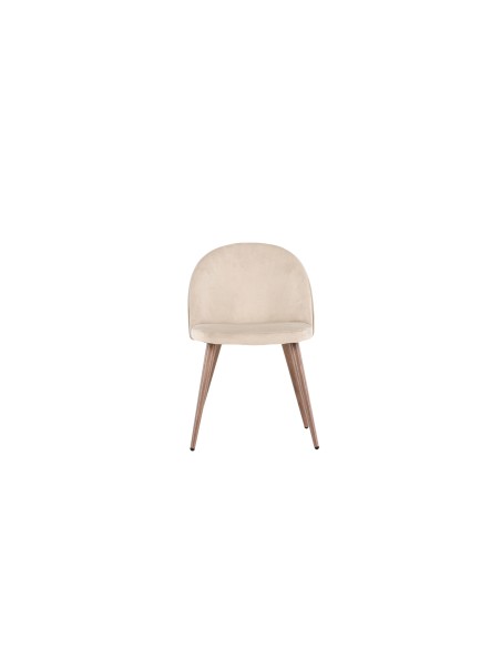 Matstol Velvet, Beige/Mocca