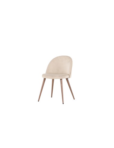 Matstol Velvet, Beige/Mocca