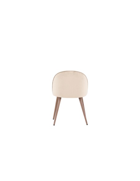 Matstol Velvet, Beige/Mocca