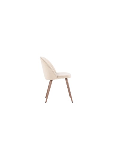 Matstol Velvet, Beige/Mocca