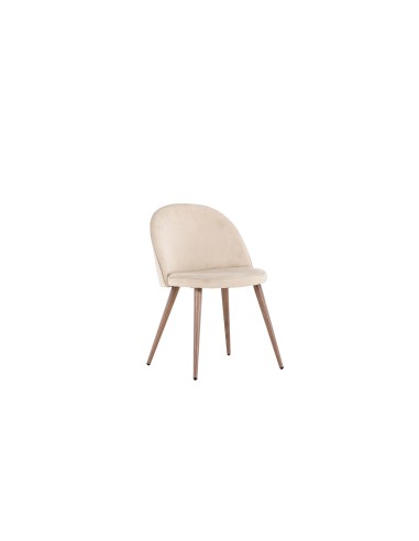 Matstol Velvet, Beige/Mocca