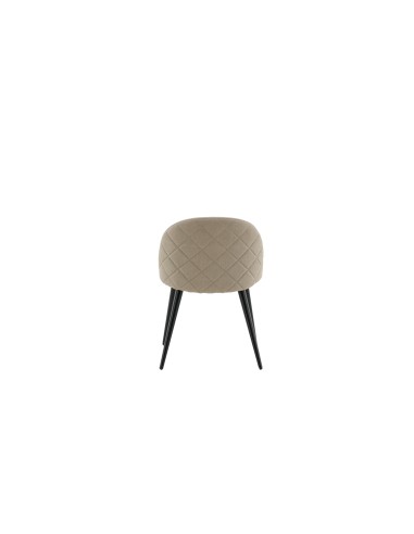 Matstol Velvet, Beige/Svart