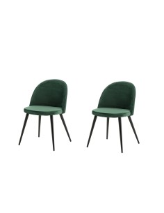 Matstol Velvet, Grön/Svart