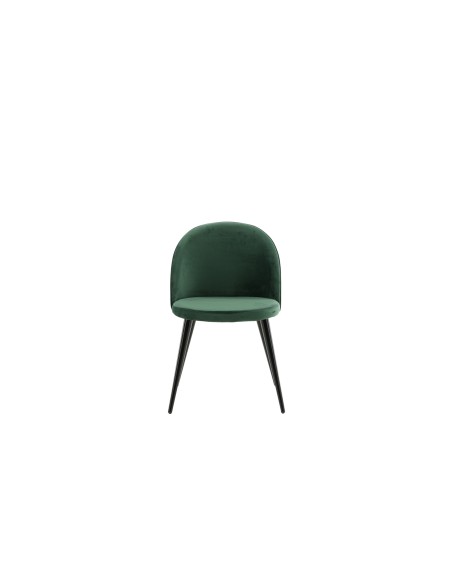 Matstol Velvet, Grön/Svart