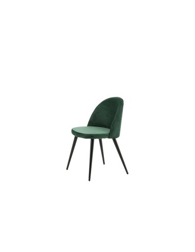 Matstol Velvet, Grön/Svart