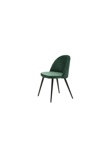 Matstol Velvet, Grön/Svart