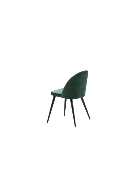 Matstol Velvet, Grön/Svart