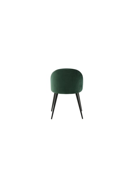 Matstol Velvet, Grön/Svart