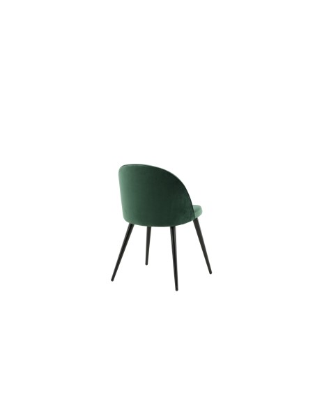 Matstol Velvet, Grön/Svart