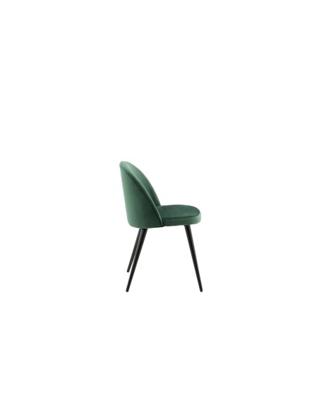 Matstol Velvet, Grön/Svart