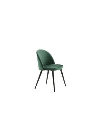Matstol Velvet, Grön/Svart