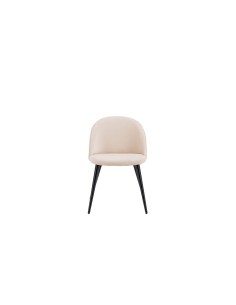 Matstol Velvet, Beige/Svart 2