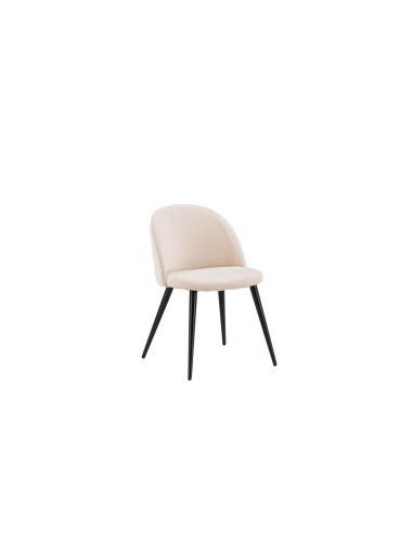 Matstol Velvet, Beige/Svart