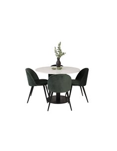 Matgrupp Razzia med Velvet matstolar 2