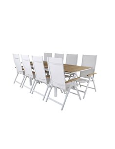 Matgrupp Mexico med Panama matstolar, 160 × 90 cm 2