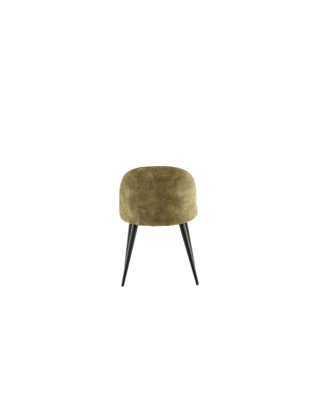 Matstol Velvet, Grön/Svart