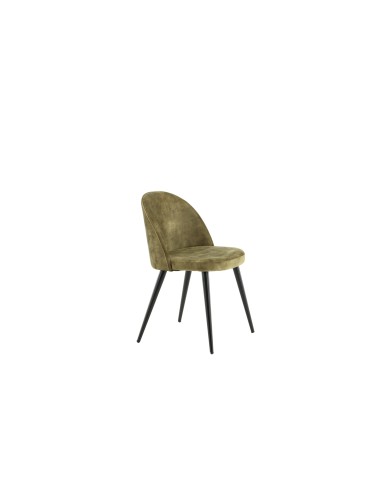 Matstol Velvet, Grön/Svart