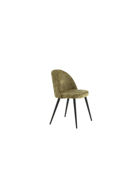 Matstol Velvet, Grön/Svart