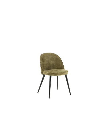 Matstol Velvet, Grön/Svart