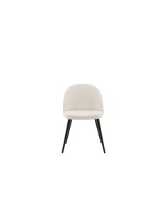 Matstol Velvet, Beige/Svart 2