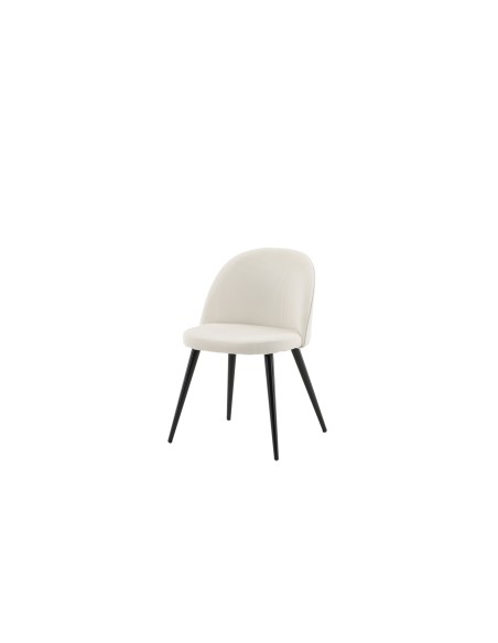 Matstol Velvet, Beige/Svart
