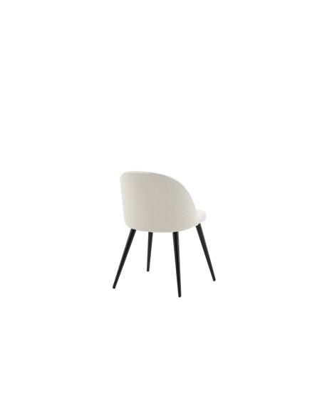 Matstol Velvet, Beige/Svart