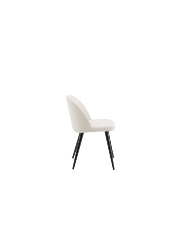 Matstol Velvet, Beige/Svart