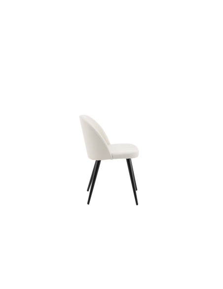Matstol Velvet, Beige/Svart