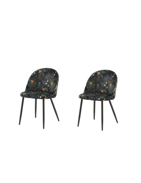 Matstol Velvet, Svart