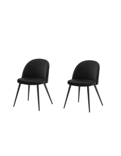 Matstol Velvet, Svart 2