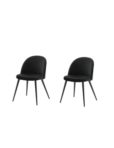 Matstol Velvet, Svart