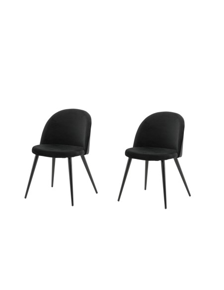Matstol Velvet, Svart