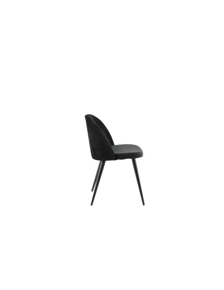 Matstol Velvet, Svart