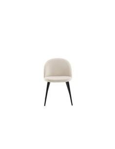 Matstol Velvet, Beige/Svart