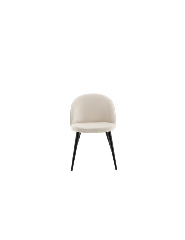 Matstol Velvet, Beige/Svart