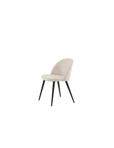 Matstol Velvet, Beige/Svart