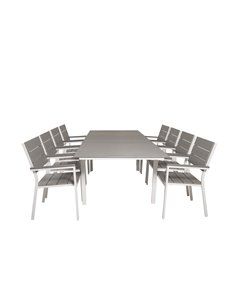 Matgrupp Levels med Levels matstolar, 160 × 100 cm