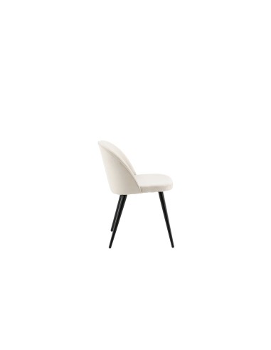 Matstol Velvet, Beige/Svart