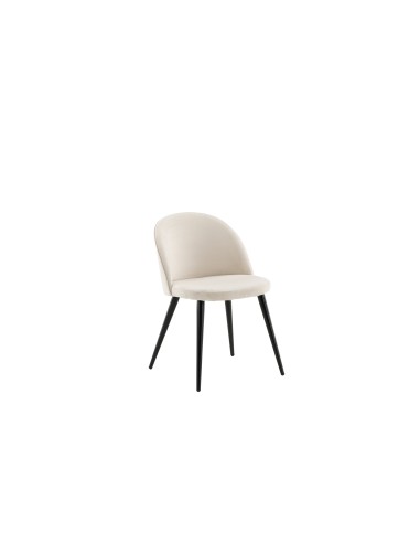 Matstol Velvet, Beige/Svart