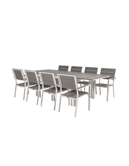 Matgrupp Levels med Levels matstolar, 160 × 100 cm