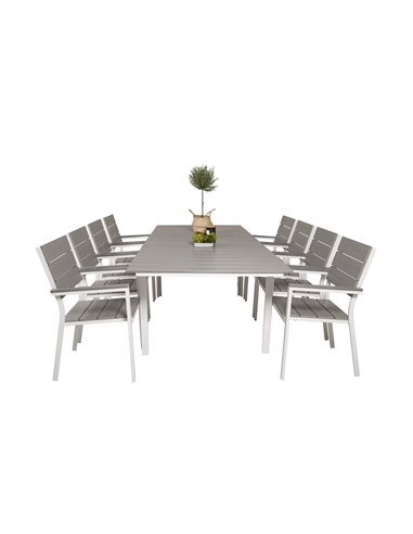 Matgrupp Levels med Levels matstolar, 160 × 100 cm