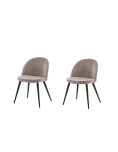 Matstol Velvet, Dovrosa/Svart 2