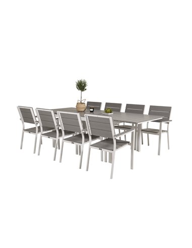 Matgrupp Levels med Levels matstolar, 160 × 100 cm