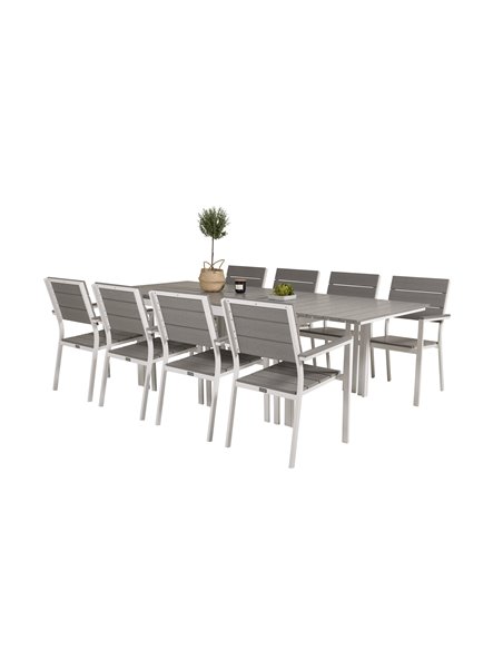 Matgrupp Levels med Levels matstolar, 160 × 100 cm