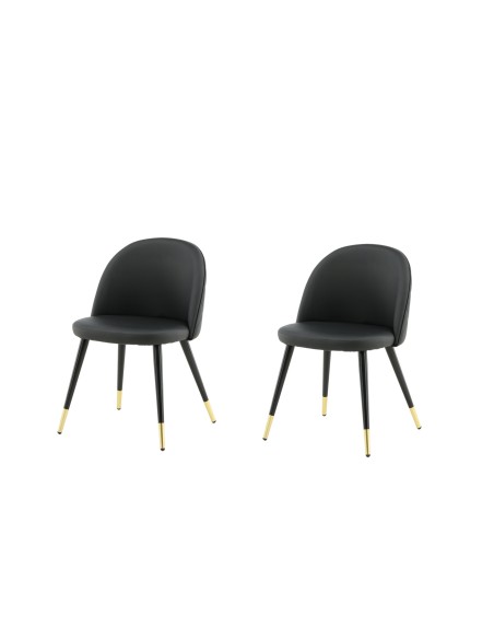 Matstol Velvet, Svart