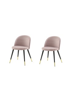 Matstol Velvet, Dovrosa/Svart 2