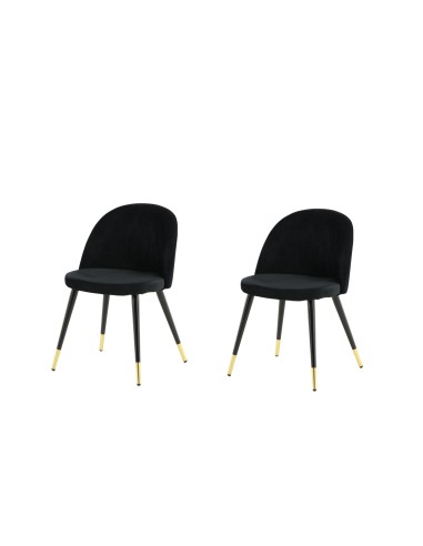 Matstol Velvet, Svart